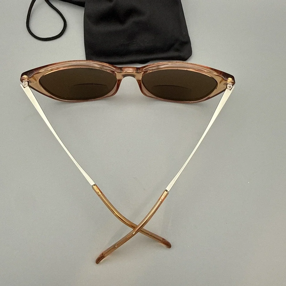 VITENZI Authentic Full Sun-Readers Sunglasses Cat Eye Tinted Verona in Champane